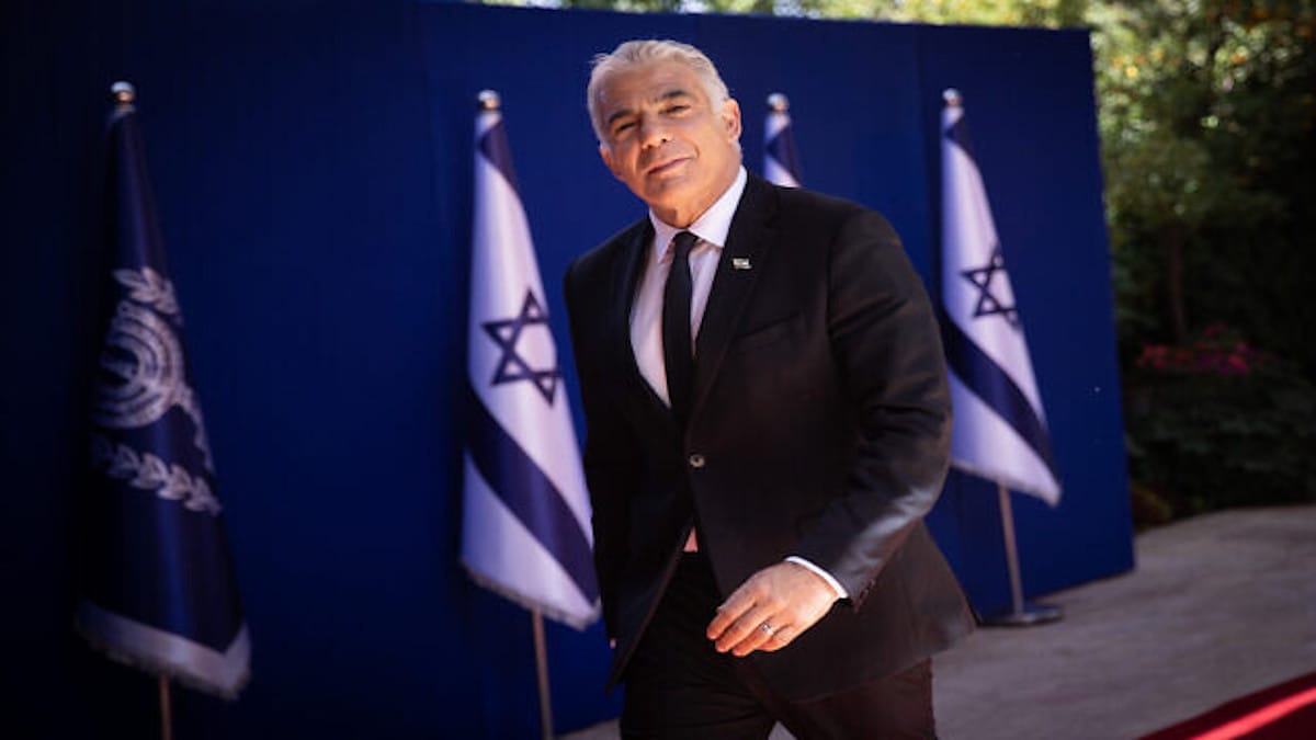 Israel Foreign Minister Yair Lapid