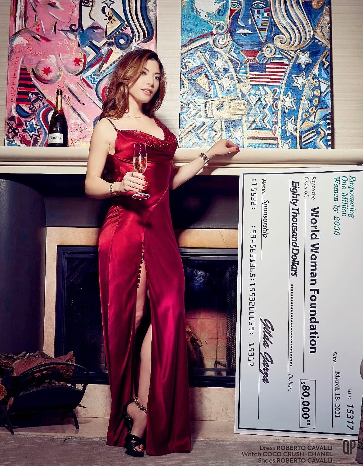 Gilda Garza Helps to Uplift Iranian Women by Donating Half of the Proceeds From Historic Painting Valued at $2M
