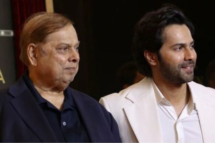 David Dhawan Applauds Son Varun’s Growth, Celebrates Father-Son Bond at Film Event